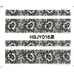 Стикер за Нокти Дантела Черна HBJY016